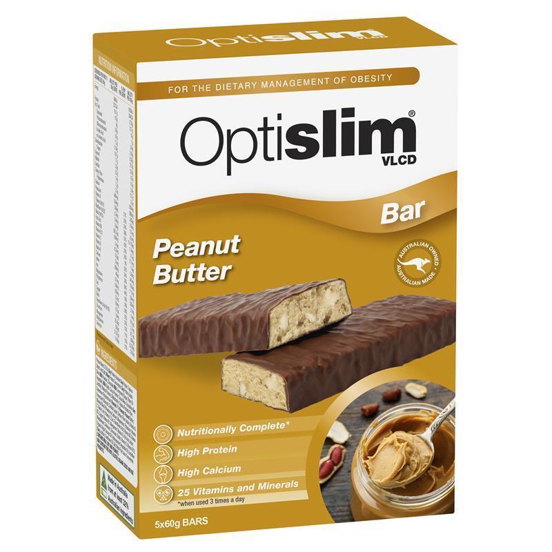 Load image into Gallery viewer, Optislim VLCD Bar Peanut Butter 5 Pack
