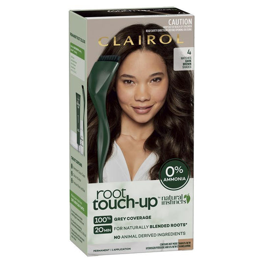 Clairol Root Touch Up Natural Instincts 4 Dark Brown Permanent Hair Colour