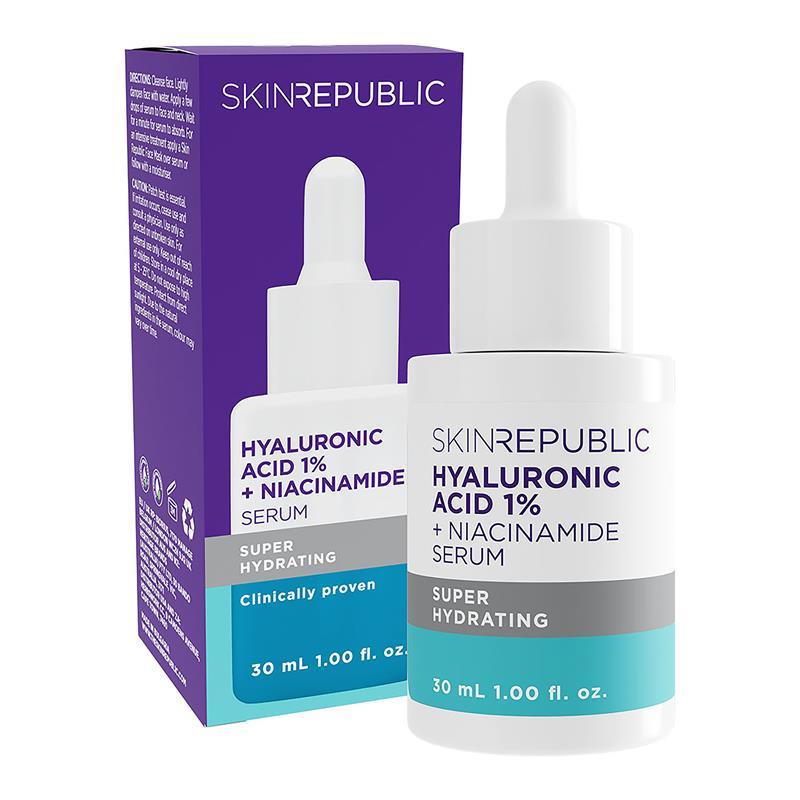 Load image into Gallery viewer, Skin Republic Hyaluronic Acid 1% + Niacinamide 2% Serum 30ml
