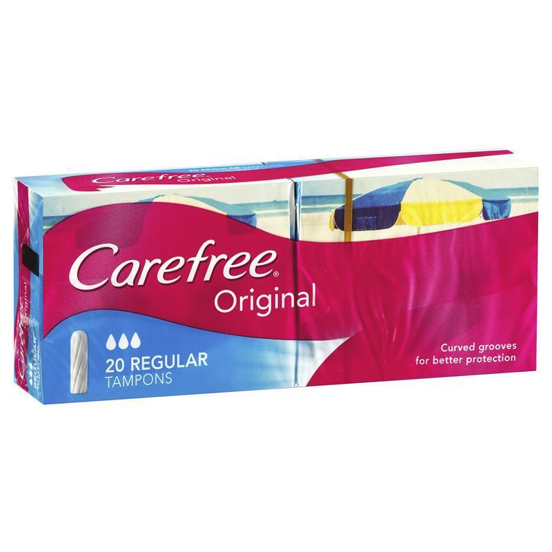 Load image into Gallery viewer, Carefree Original Regular Tampons 20 Pack
