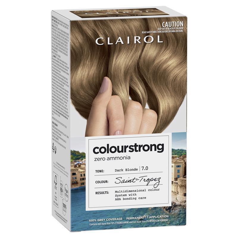 Load image into Gallery viewer, Clairol Colour Strong Kit 7.0 Dark Blonde
