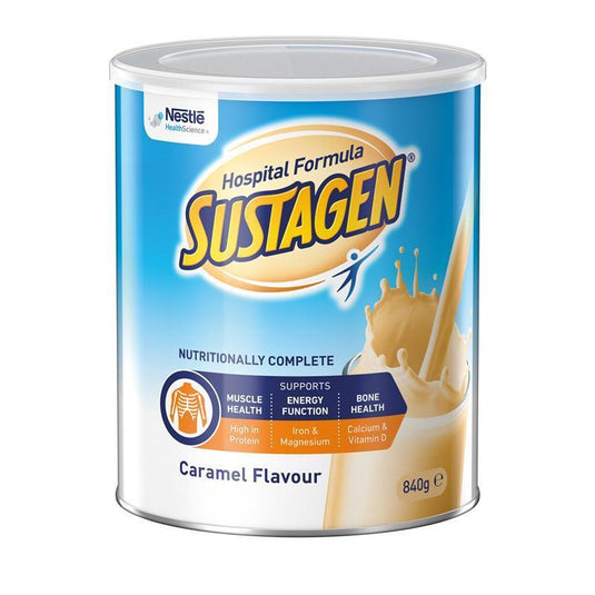 Sustagen Hospital Formula Nutritional Supplement Caramel Flavour 840g