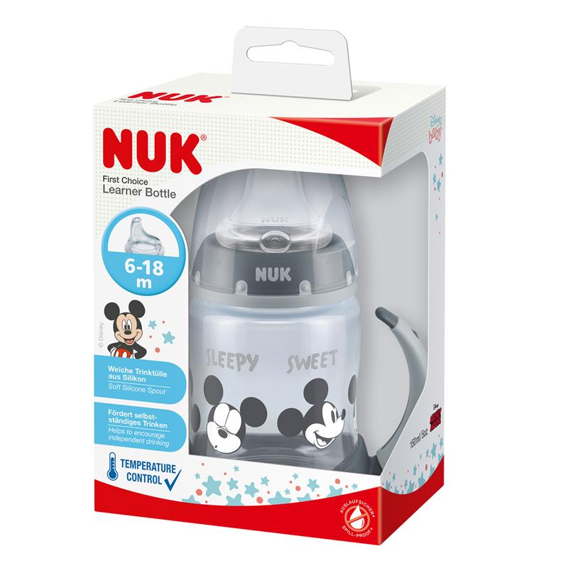 Load image into Gallery viewer, Nuk Disney Temperature Control 6-18 Months Bottle 150ml
