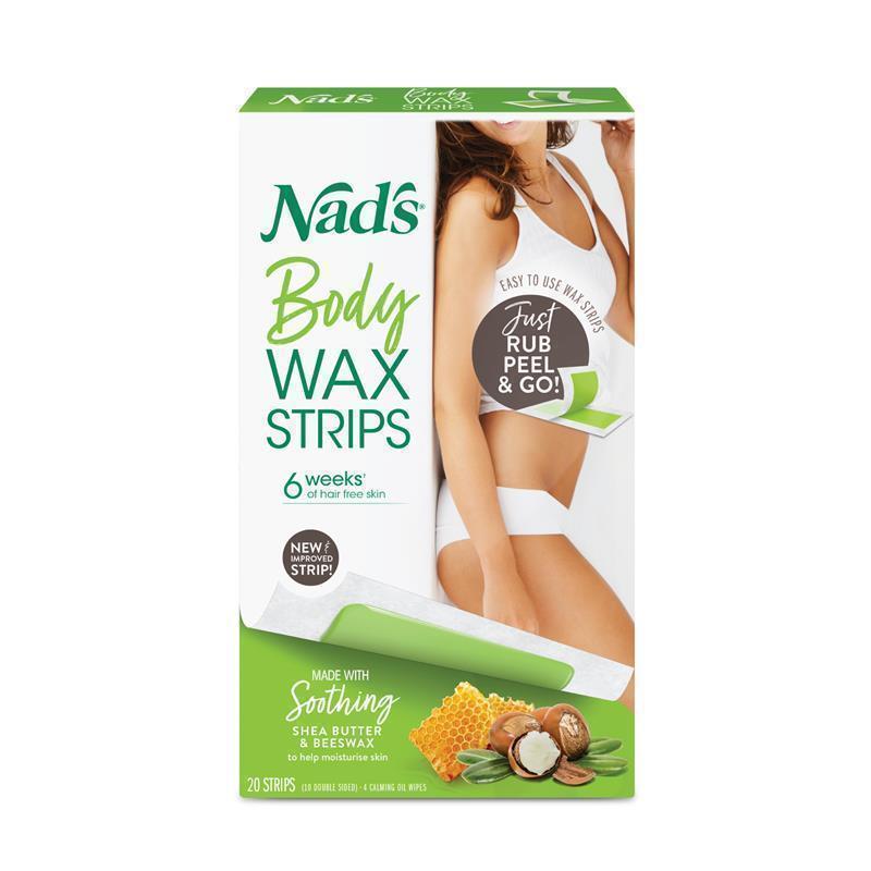Load image into Gallery viewer, Nad's Body Wax Strips 20
