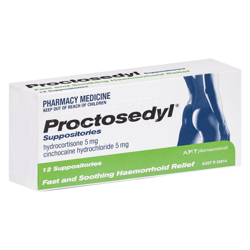 Load image into Gallery viewer, Proctosedyl Haemorrhoids Relief Suppositories 12 Pack
