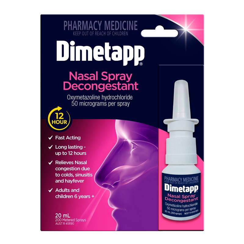 Load image into Gallery viewer, Dimetapp 12 Hour Nasal Spray 20ml
