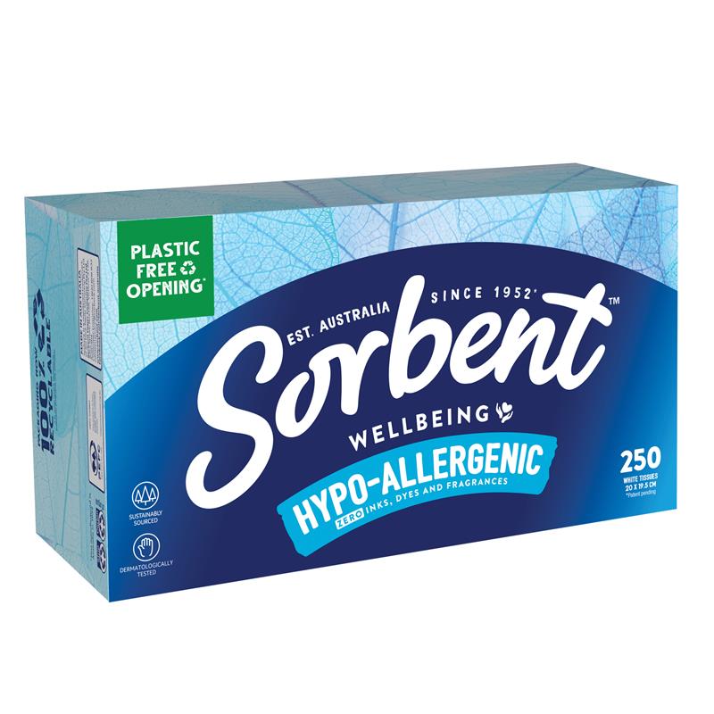 Load image into Gallery viewer, Sorbent Facial Tissues Soft White 250 Pack
