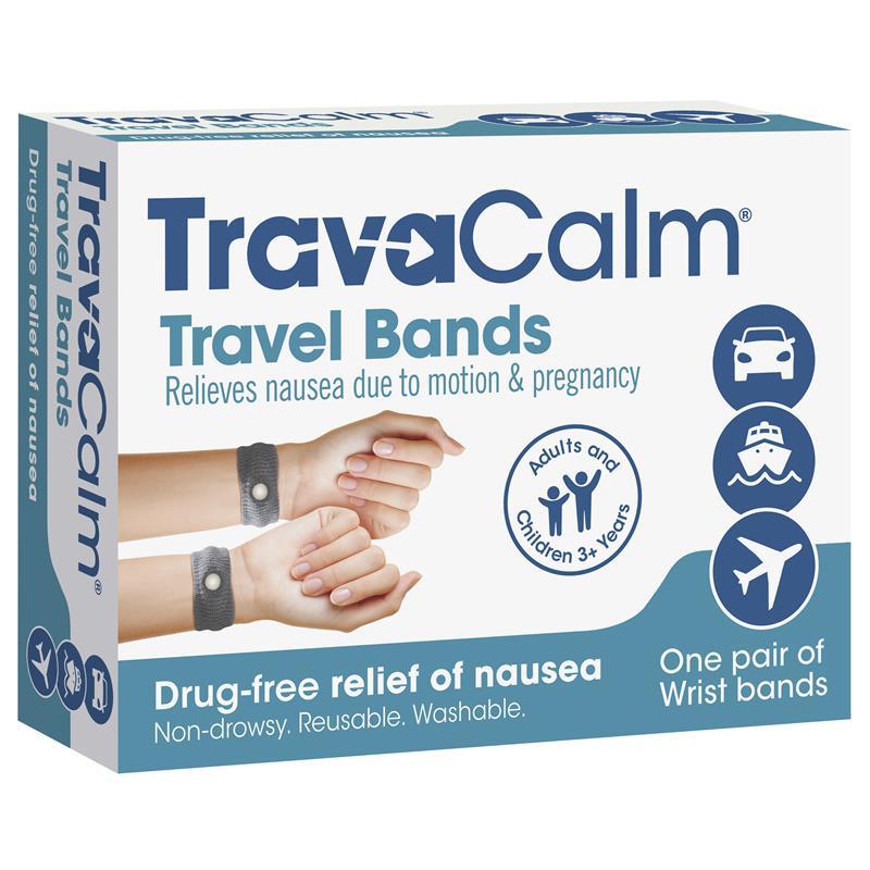 Load image into Gallery viewer, Travacalm Travel Sickness Travel Band 2 Pack
