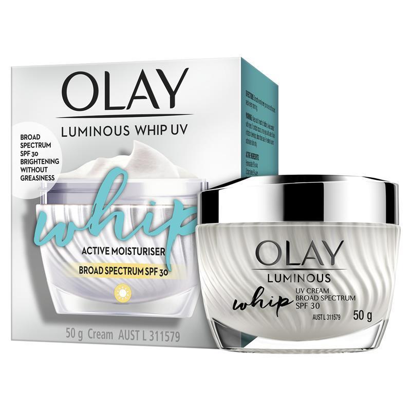 Load image into Gallery viewer, Olay Luminous Whip UV SPF Face Cream Moisturiser 50g
