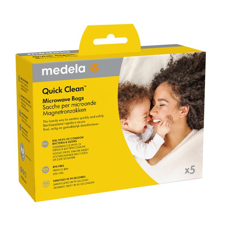 Load image into Gallery viewer, Medela Quick Clean Microwave Bags 5 Pack
