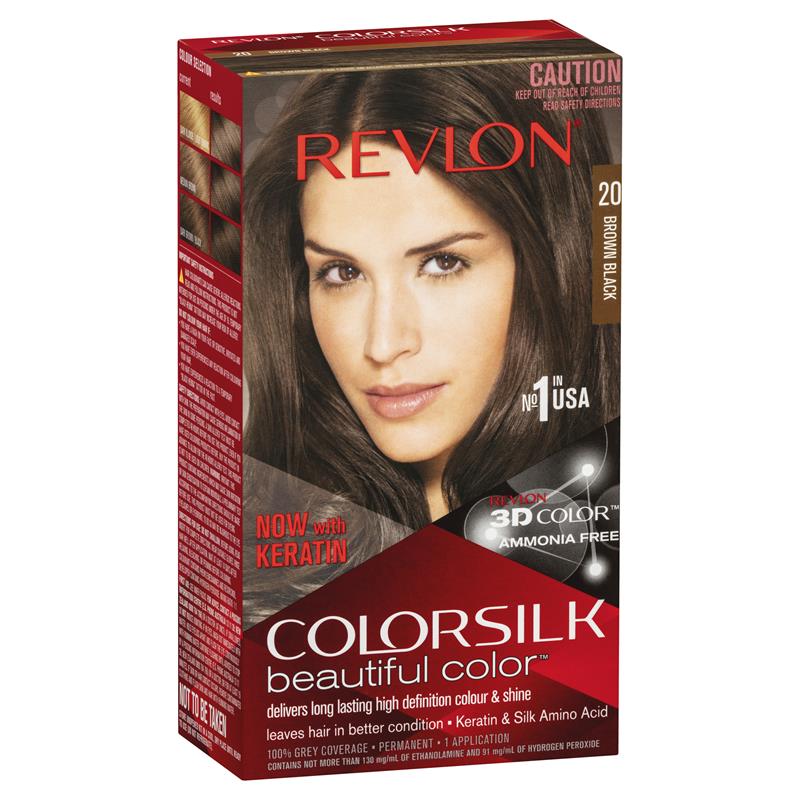 Load image into Gallery viewer, Revlon ColorSilk 20 Brown Black
