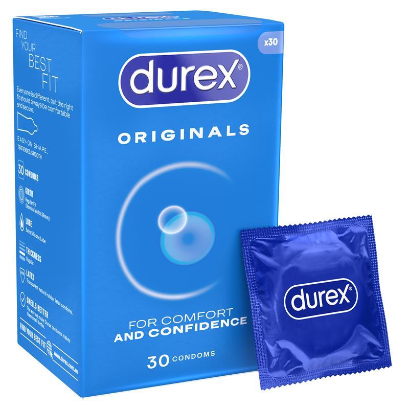 Load image into Gallery viewer, Durex Regular Condoms Original 30 Pack
