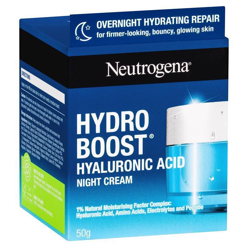 Load image into Gallery viewer, Neutrogena Hydro Boost Hyaluronic Acid Night Cream 50g
