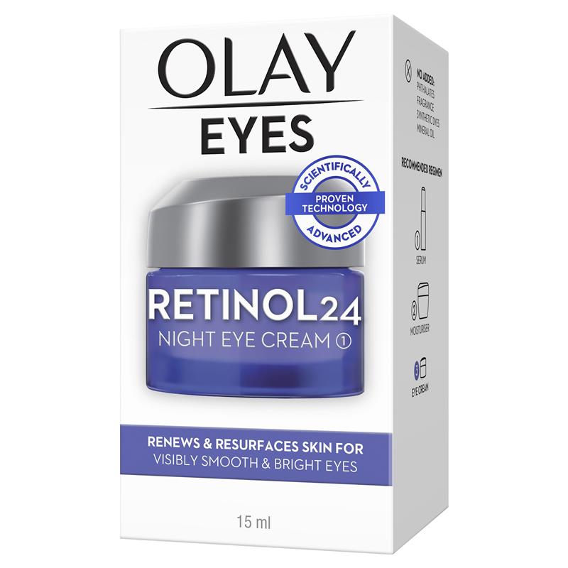 Load image into Gallery viewer, Olay Eyes Retinol 24 Night Eye Cream 15ml
