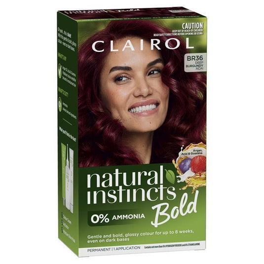 Clairol Natural Instincts Bold Deep Burgundy Permanent Hair Colour