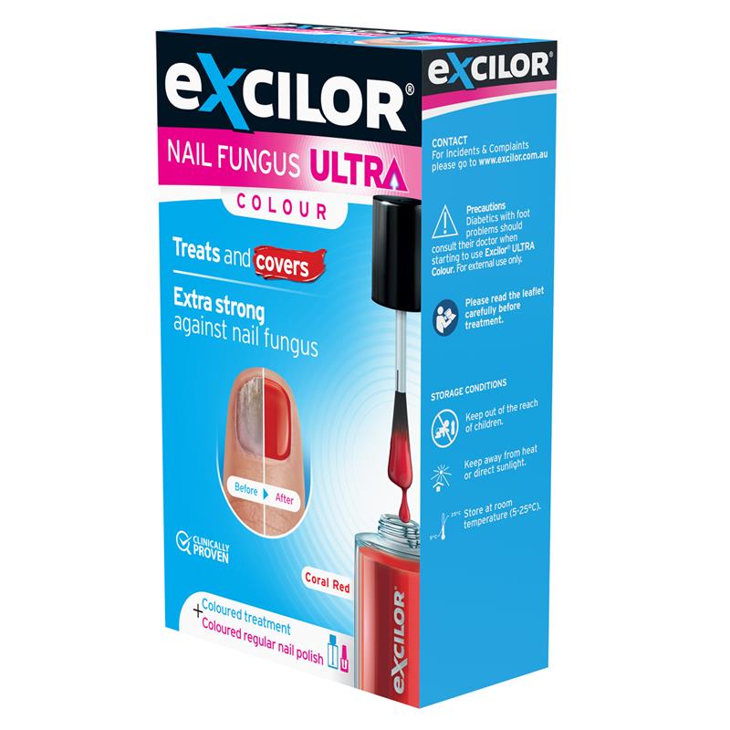 Load image into Gallery viewer, Excilor Ultra Fungal Nail Treatment Colour Red 30ml

