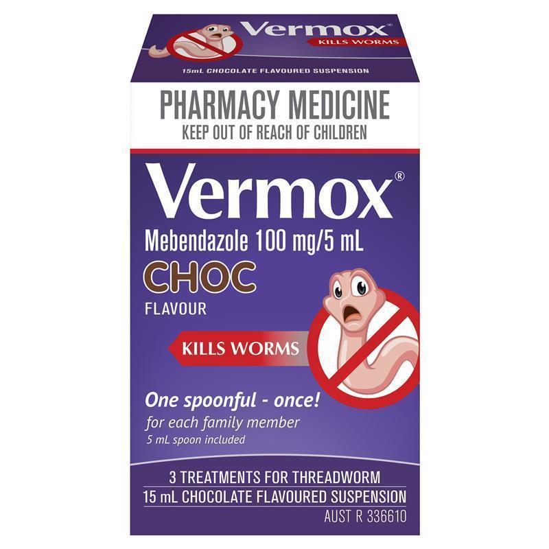 Load image into Gallery viewer, Vermox Chocolate Suspension 15ml
