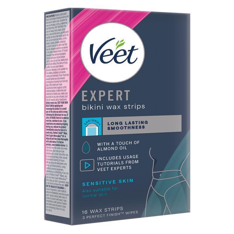 Load image into Gallery viewer, Veet Expert Cold Wax Strips Bikini 16 Pack
