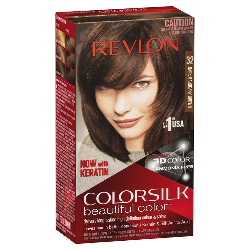 Load image into Gallery viewer, Revlon ColorSilk 32 Dark Mahogany Brown

