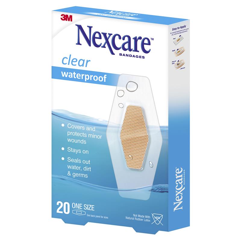 Load image into Gallery viewer, Nexcare Medium Waterproof Strips 20 Pack
