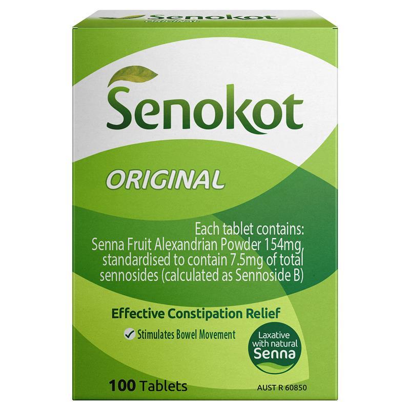 Load image into Gallery viewer, Senokot Tablets Constipation Relief Laxative 100 Pack
