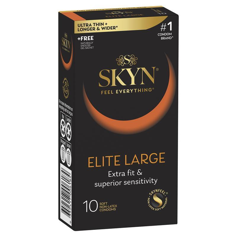 Load image into Gallery viewer, SKYN® Elite Large Condoms 10 Pack
