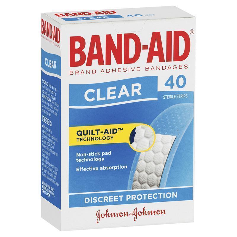 Load image into Gallery viewer, Band-Aid Clear Strips 40 Pack
