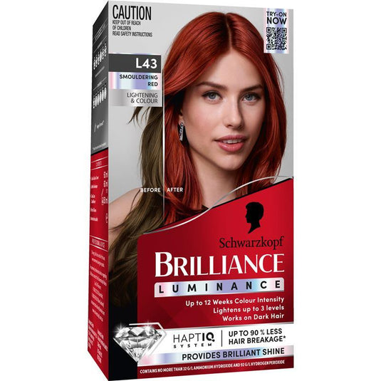 Schwarzkopf Brilliance L43 Smouldering Red New