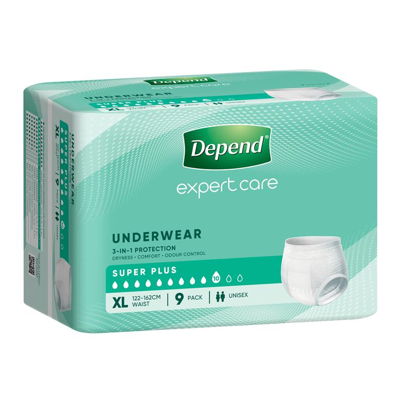 Load image into Gallery viewer, Depend Underwear Super Plus Extra Large 9 Pack
