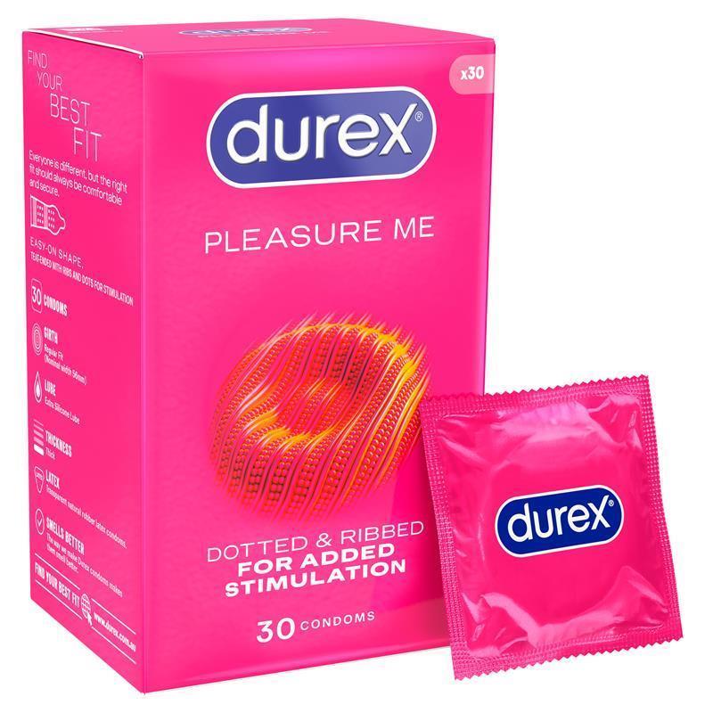Load image into Gallery viewer, Durex Pleasure Me Condoms 30 Pack
