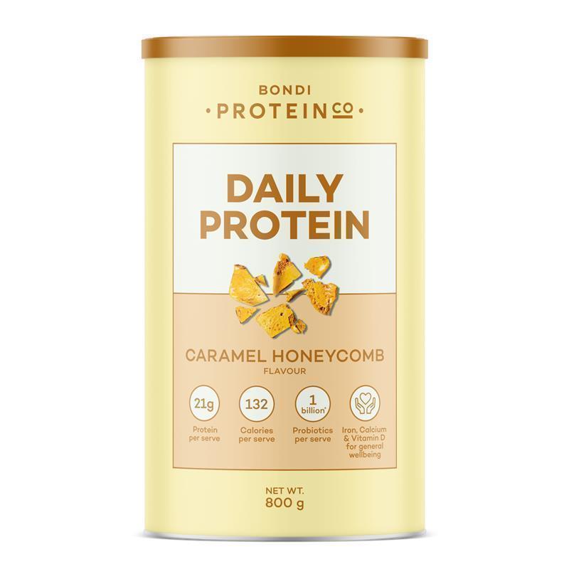 Load image into Gallery viewer, Bondi Protein Co. Daily Protein Caramel Honeycomb 800g

