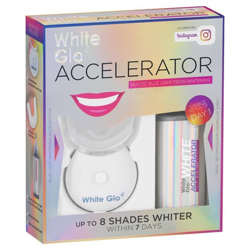 Load image into Gallery viewer, White Glo White Accelerator Blue Light Teeth Whitening System
