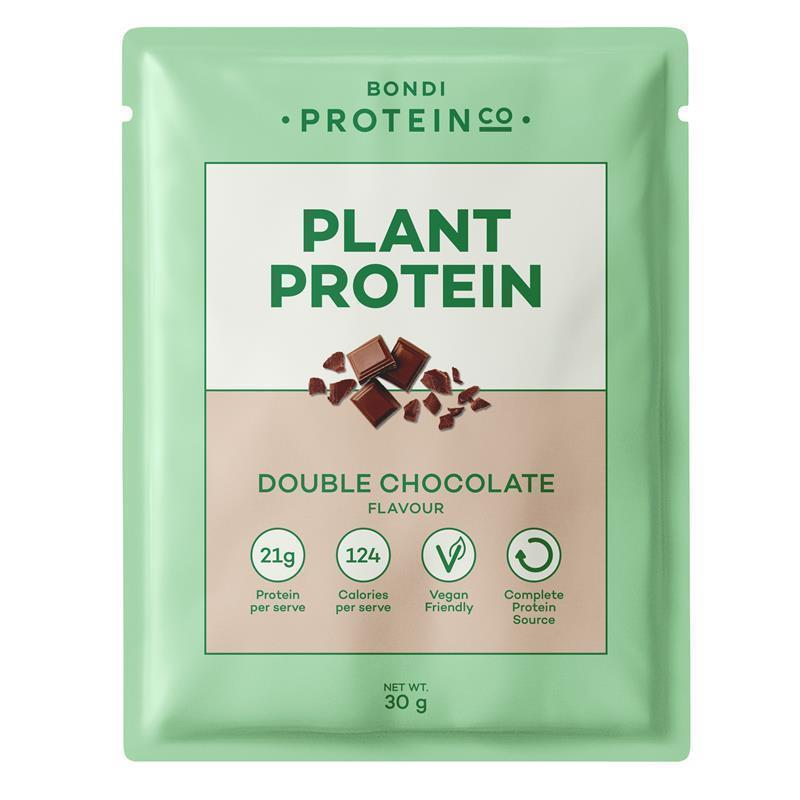Load image into Gallery viewer, Bondi Protein Co Plant Protein Double Chocolate Sachet 30g
