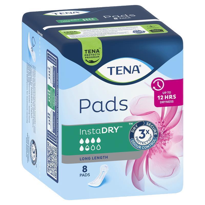 Load image into Gallery viewer, TENA Pads InstaDry 8 Pack
