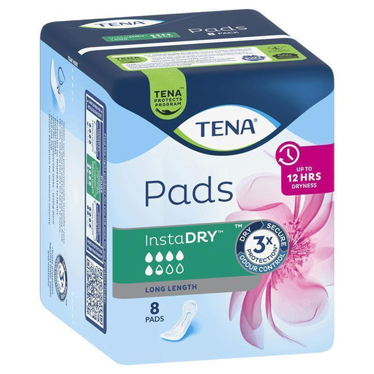 TENA Pads InstaDry 8 Pack