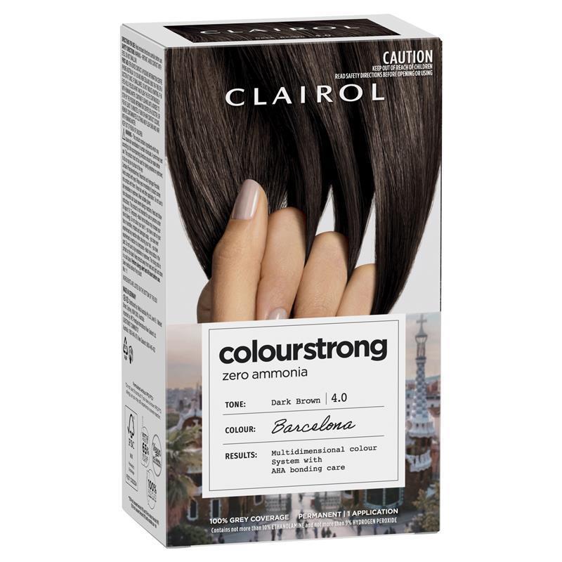 Load image into Gallery viewer, Clairol Colour Strong Kit 4.0 Dark Brown
