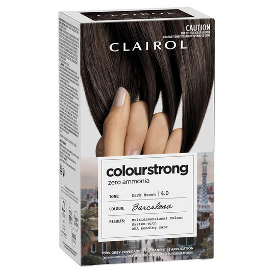 Clairol Colour Strong Kit 4.0 Dark Brown
