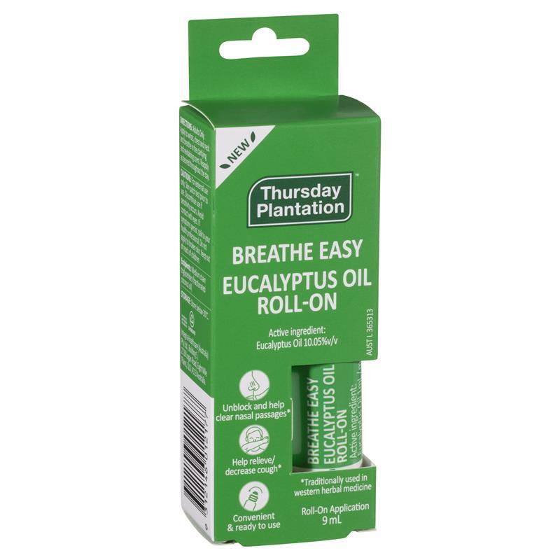 Load image into Gallery viewer, Thursday Plantation Breathe Easy Eucalyptus Oil Roll On 9ml
