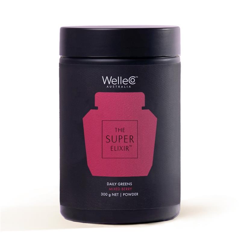 Load image into Gallery viewer, WelleCo The Super Elixir Mixed Berry 300g Jar Exclusive
