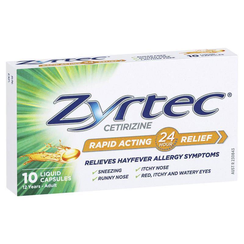 Load image into Gallery viewer, Zyrtec Liquid Capsules 10
