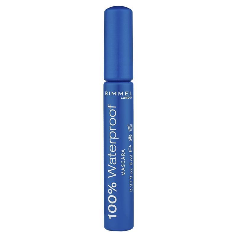 Load image into Gallery viewer, Rimmel Mascara 100% Water Proof Black Black
