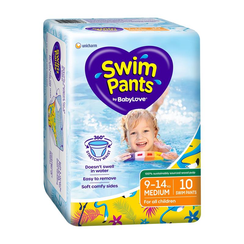 Load image into Gallery viewer, BabyLove Swim Pants Medium (9-14kg) 10 Pack
