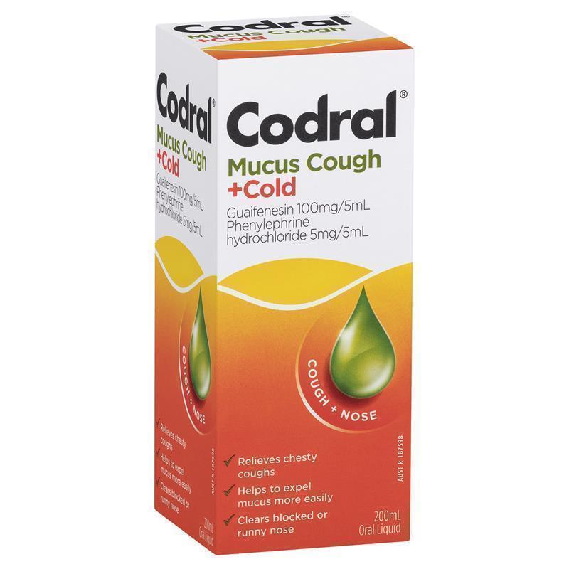 Load image into Gallery viewer, Codral Mucus Cough &amp; Cold 200ml
