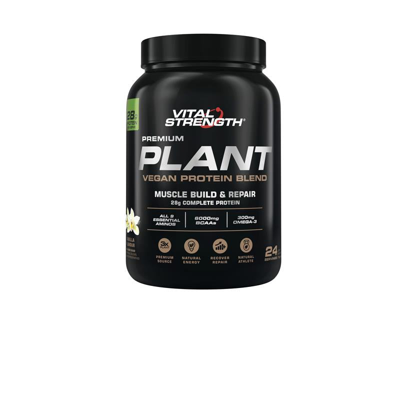 Load image into Gallery viewer, Vital Strength Plant Vegan Protein Vanilla 1kg
