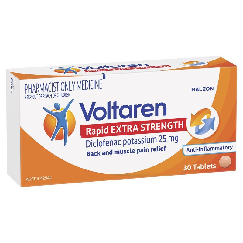 Load image into Gallery viewer, Voltaren Rapid 25mg Tablets 30 - Diclofenac (S3)
