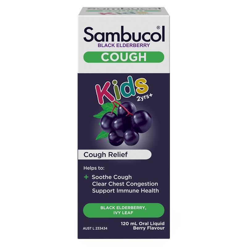 Load image into Gallery viewer, Sambucol Kids Cough Liquid 120ml
