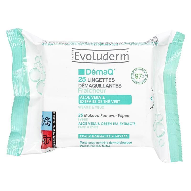 Load image into Gallery viewer, Evoluderm Demaq Fresh Cleansing Wipes 25
