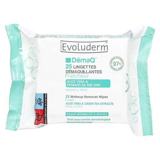 Evoluderm Demaq Fresh Cleansing Wipes 25