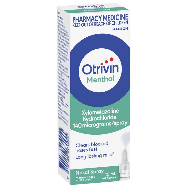 Load image into Gallery viewer, Otrivin Adult Nasal Spray Menthol 10ml
