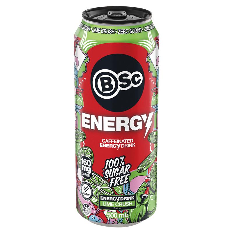 Load image into Gallery viewer, BSc Energy Drink Lime Crush 500ml
